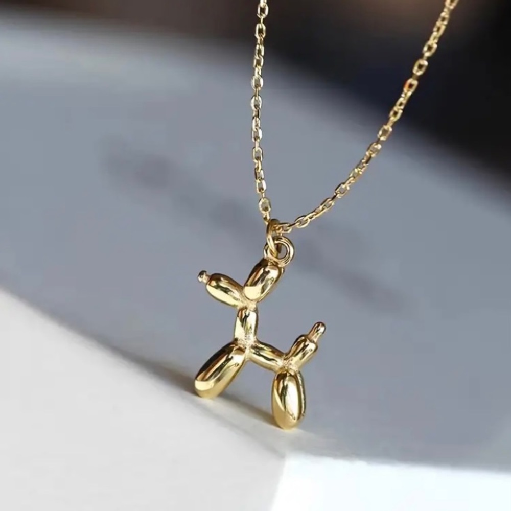 Brandy Melville Gold Chain Balloon Animal Necklace Women’s Teen Jewelry NEW